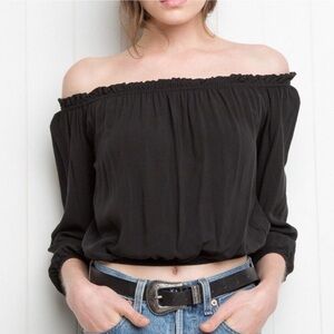 Black brandy Melville Maura Top